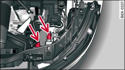 Faro delantero: Conector eléctrico