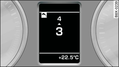 Display: sistema ampliato di assistenza cambio marce