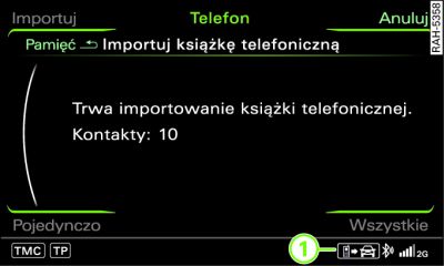 Ręczne ładowanie książki telefonicznej