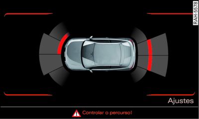 Visor: indicação visual da distância