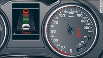 Instrument cluster: Driver intervention prompt