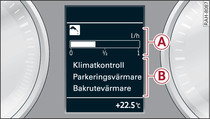 Kombiinstrument: Extra frbrukare