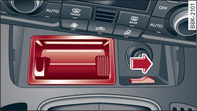 Centre console: Front ashtray