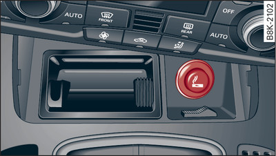 Front centre console: Cigarette lighter