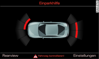 Display: Optische Abstandsanzeige