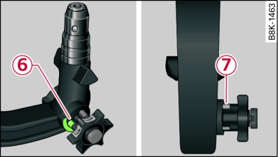 Removable towing bracket: Safety check