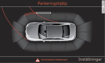 Infotainment: Optisk avståndsvisning