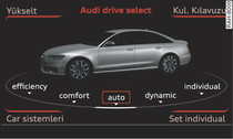 Limuzin/Avant: Bilgilendirici sistem: drive select