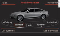 Infotainment: Drive select