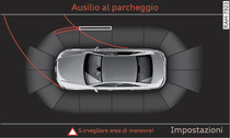 Infotainment: simulazione grafica della distanza