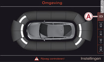 Infotainment: Modus 'Omgeving'