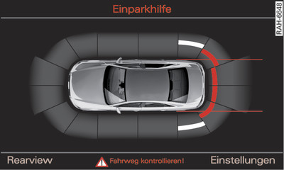 Infotainment: Optische Abstandsanzeige