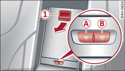 Rear centre armrest