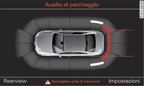 Infotainment: simulazione grafica della distanza