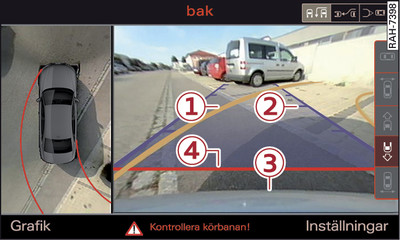 Infotainment: Inmåttning mot parkeringsficka