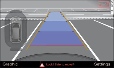 Infotainment display: Aligning the vehicle