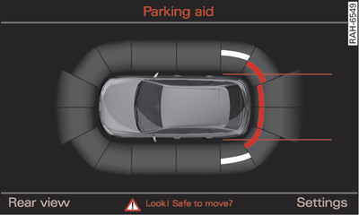 Infotainment: Optisk avståndsvisning