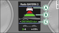 Instrument cluster display