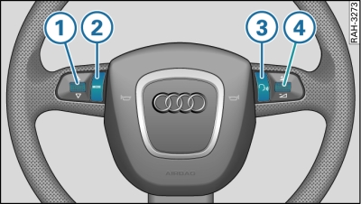 Mandos en el volante multifunción