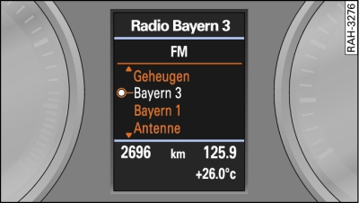 Radiomenu