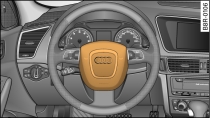 Airbag do condutor no volante