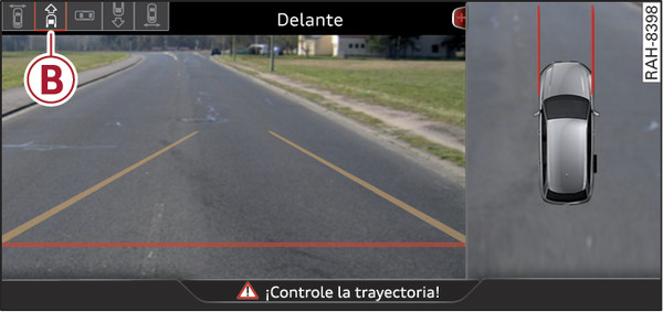 Fig. 179Infotainment: Modo delante