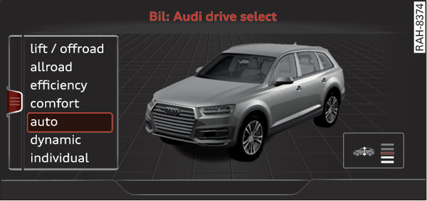 Bilde 163Infotainment: drive select